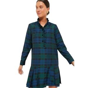 Tuckernuck Blue and Green Plaid Mini Dress